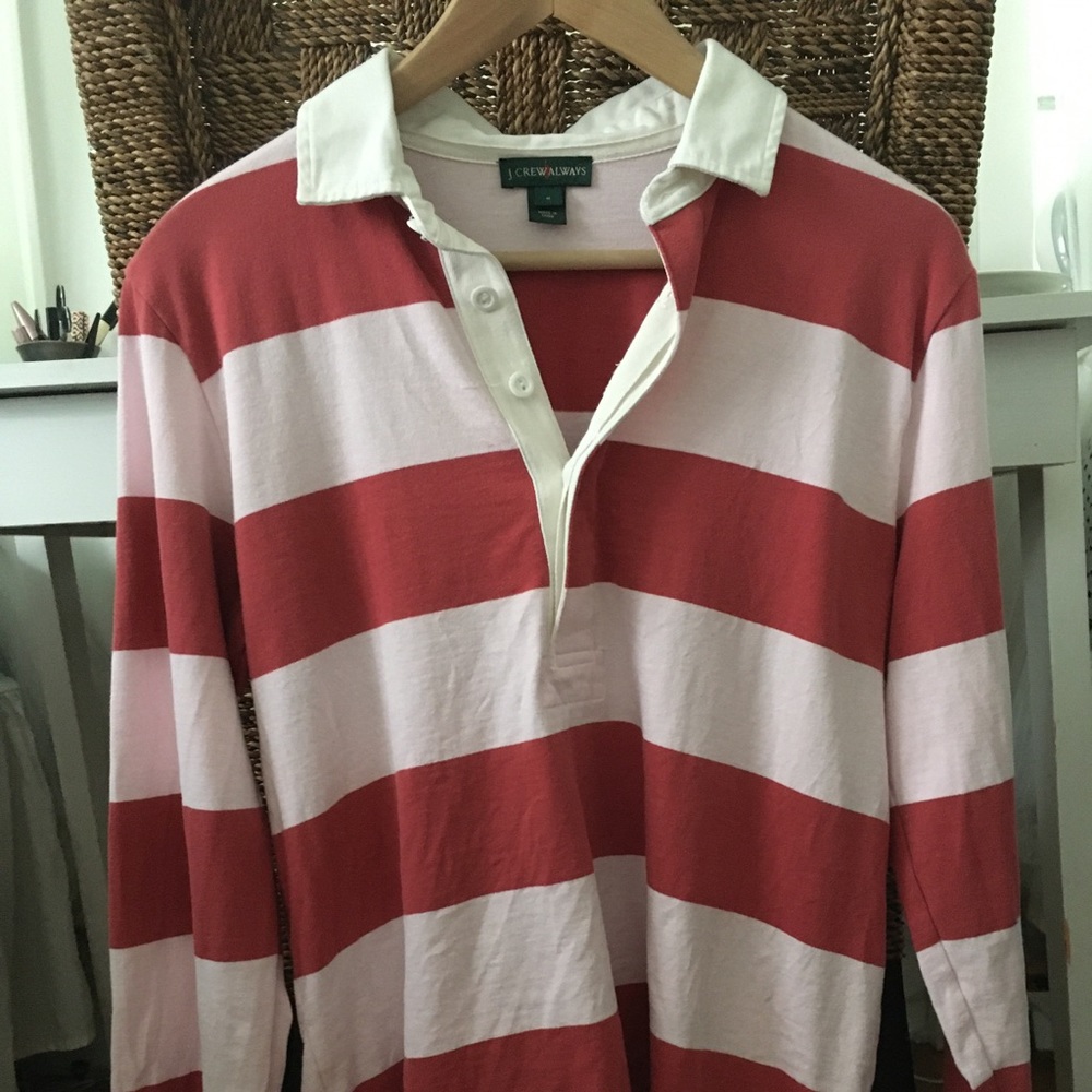 J Crew Rugby Stripe Shirt